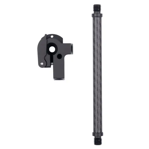 Heavy Duty Optics Adapter & Carbon Rod Adaptér pro připojení dalekohledů, kamer a optiky se závitem 1/4"-20 nebo 3/8"-16 k produktům SPARTAN s upínacím systémem MagnaSwitch či Disc-Lok. Včetně karbonového ramene pro přesné ovládání.